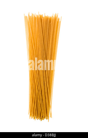 Los espaguetis (integrales). Foto de stock