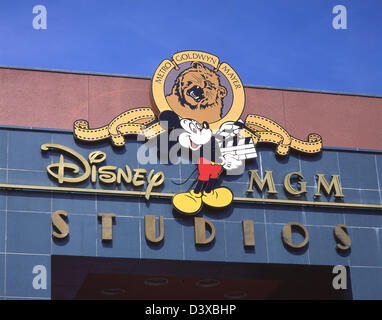 Walt Disney World Resort MGM Studios entrada, Lake Buena Vista, en el condado de Orange, en Orlando, Florida, Estados Unidos de América Foto de stock