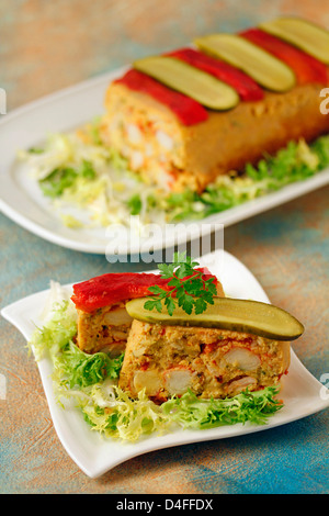 Terrina de mariscos. Receta disponibles Fotografía de stock - Alamy