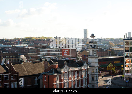 Vista de Digbeth, centro de Birmingham, Reino Unido Foto de stock