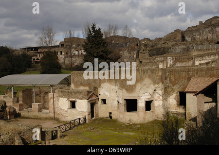 Italia. Las ruinas de la antigua ciudad romana de la ciudad de Pompeya.