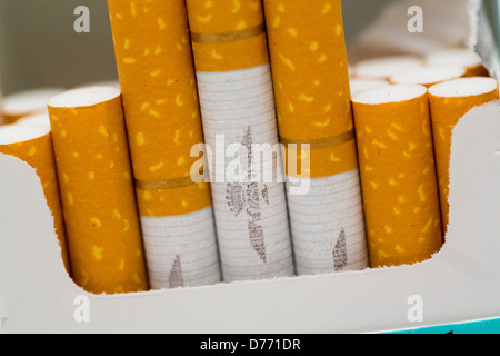 Un paquete de cigarrillos American Spirit. Foto de stock