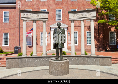 Thurgood Marshall Memorial en Annapolis, Maryland Foto de stock