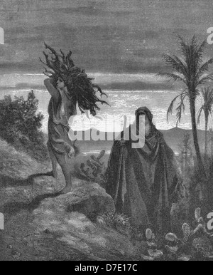 Abraham isaac sacrifice Imágenes de stock en blanco y negro - Alamy