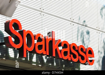 Empresas, signos, nombres, logotipos, Sparkasse bank Foto de stock