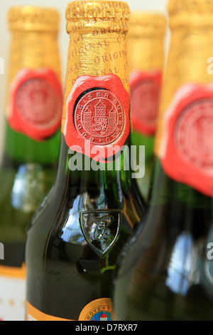 Botellas importadas de la República Checa lager Budweiser Foto de stock