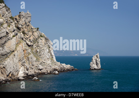 Cabo Ai-Todor, cerca de Yalta, Crimea, Ucrania Foto de stock