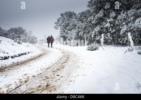 La Gente Caminando En La Nieve Urubici Santa Catarina Brasil Fotografia De Stock Alamy