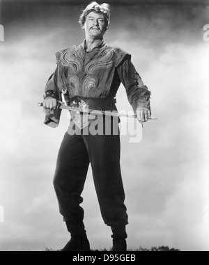 El conquistador 1956 RKO Radio Pictures Film con John Wayne como Genghis Khan