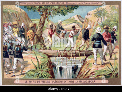 Primera Guerra FrancoHova 18831886 Las tropas francesas atacan