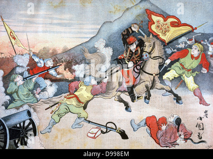 La Primera Guerra SinoJaponesa, 1894 lucharon entre el Imperio Qing de