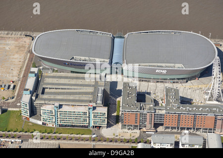 Fotografía aérea de ACC Liverpool Foto de stock