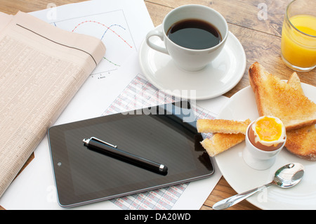 Desayuno de negocios Fotografía de stock - Alamy