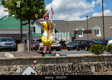 Ronald McDonald House en Hershey, PA Foto de stock