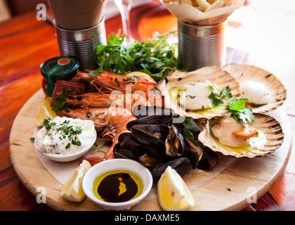 Comida italiana antipasto de mariscos Fotografía de stock - Alamy