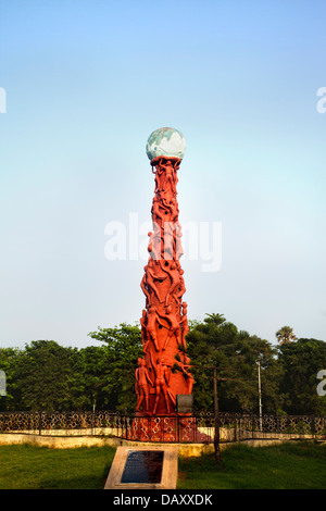 Torre en un parque, Destiny Tower, Vuda Park, Visakhapatnam, Andhra Pradesh, India Foto de stock