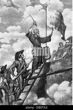 Primera Guerra Carlista 1833 - 1840, Derechos adicionales-Clearencias-no disponible Foto de stock