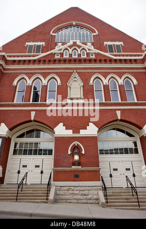 El Auditorio Ryman, Nashville, Tennessee Foto de stock
