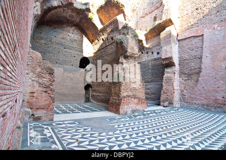 Los baños de Caracalla en Roma, Italia