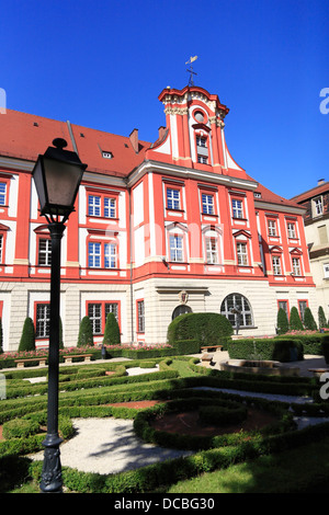 Nacional Ossolinski Bibliothek, ex Matthiasstift, Wroclaw, Baja Silesia, Polonia, Europa Foto de stock