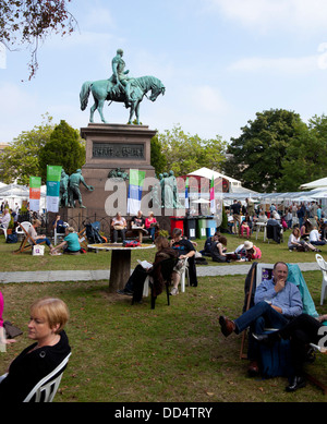 Festival Internacional del Libro de Edimburgo, Charlotte Square, Scotland, Reino Unido Foto de stock