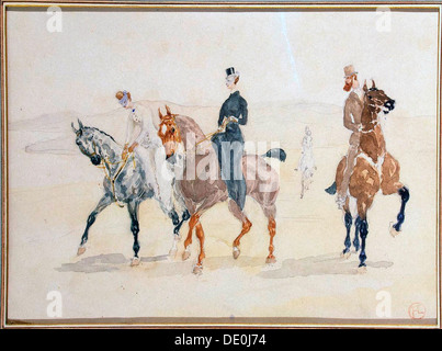 'Riders', de 1880. Artista: Henri de Toulouse-Lautrec