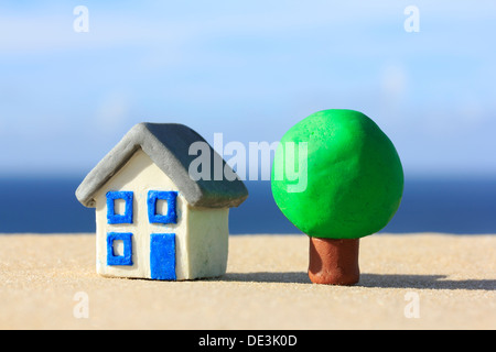 Casa de plastilina Fotografía de stock - Alamy