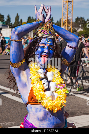 La diosa hindú Kali Foto de stock