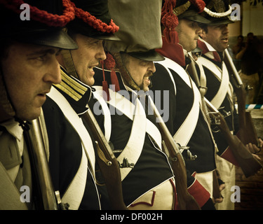 Representación histórica de la toma del cuartel de Monteleón Madrid