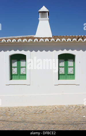 Casa de pueblo del Algarve Cacela Velha Algarve Portugal Foto de stock