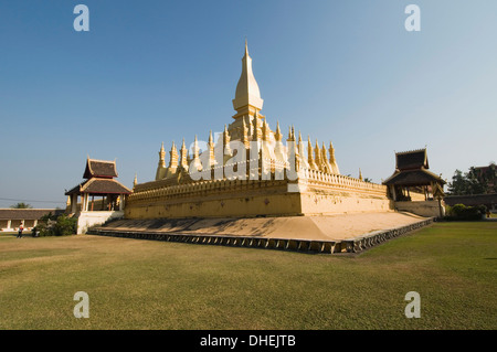 Pha Tat Luang, en Vientiane, Laos Foto de stock