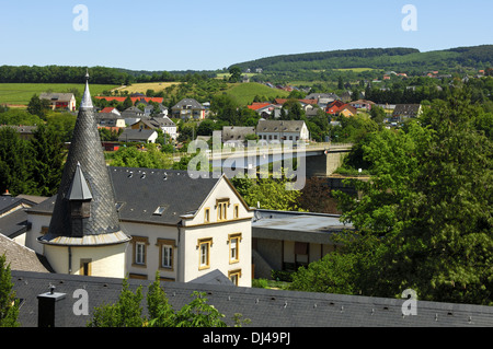 Winemakingen aldea de Schengen, Luxemburgo Foto de stock