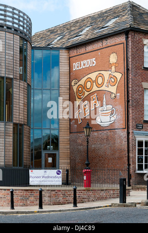 Los pioneros de Rochdale museo Co-op, Sapo Lane, Rochdale, Greater Manchester, Inglaterra, Reino Unido. Foto de stock