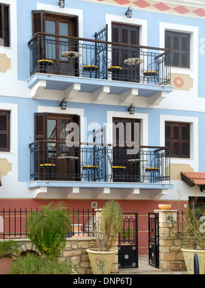Griechenland, Kastellorizo, Megisti, Poseidon Hotel Foto de stock
