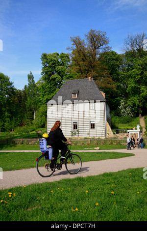 Goethe Garden House en ILM Park, Weimar, Turingia, Alemania