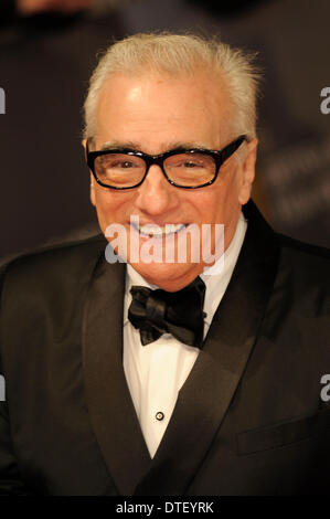 Londres, Reino Unido, 16/02/2014 : Alfombra Roja en los EE British Academy Film Awards. Las personas foto: Martin Scorsese. Foto por Julie Edwards