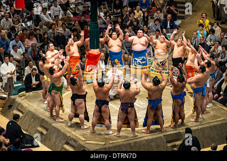 2013 Septiembre Gran Torneo de Sumo en Tokio Foto de stock