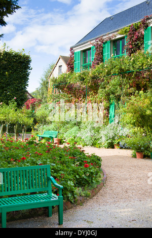 La casa y el jardín de Monet, Giverny, Francia Foto de stock