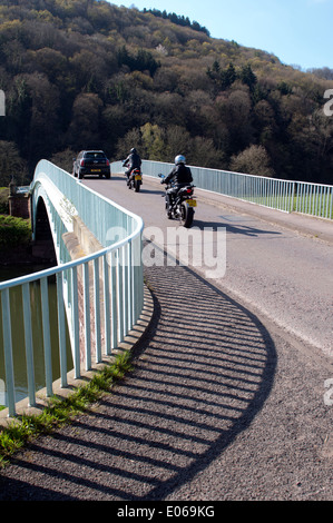 Bigsweir Puente sobre el río Wye cerca Llandogo, Monmouthshire, Gales, Reino Unido
