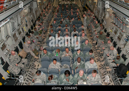 172D 186ª 204a aproximadamente 150 miembros del Ejército de Mississippi y la Guardia Nacional Aérea será desplegado en Washington, D.C., a Foto de stock