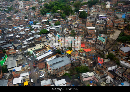 Complexo do Alemão favela de Río de Janeiro, Brasil Foto de stock