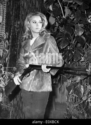 La actriz Jane Fonda en 'La Curee' Foto de stock