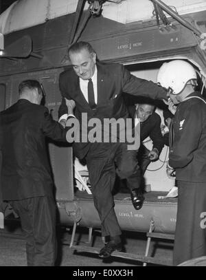 El 23 de diciembre, 1967 - Roma, Italia - Lyndon Baines Johnson (27 de agosto de 1908 - 22 de enero de 1973) a menudo se refiere como LBJ, fue la 36a. Foto de stock