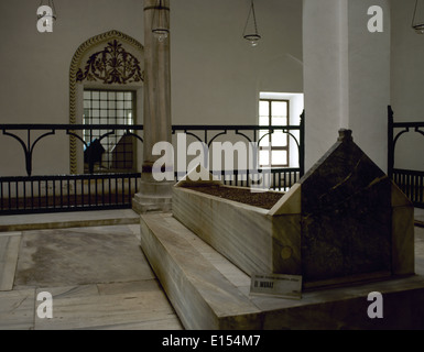 Turquía. Bursa. Complejo Muradiye. Mausoleo del Sultán Murad II (1404-14519. 1451. Estilo otomano. Foto de stock