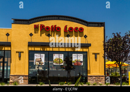 Un restaurante El Pollo Loco en Upland California,  Fotografía de  stock - Alamy