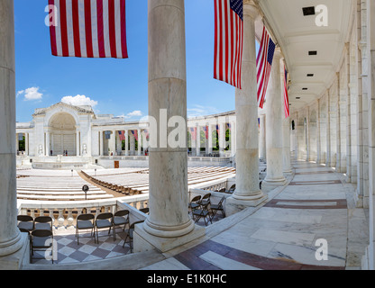 El anfiteatro en el Cementerio Nacional de Arlington, cerca de Washington DC, Arlington, Virginia, EE.UU. Foto de stock