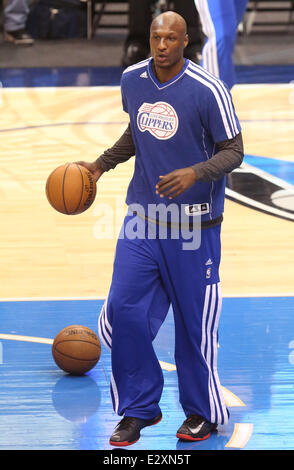 Los Angeles Clippers versos Dallas Mavericks de la NBA Basketball juego en  Dallas. Los Mavericks golpearon a los Clippers en tiempo extra 109  Fotografía de stock - Alamy