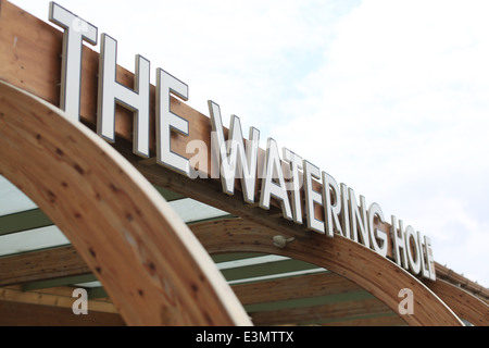 El Abrevadero Bar En La Playa En Perranporth Cornwall Fotografia De Stock Alamy