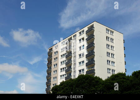 St Annes apartamentos altos en el centro de la ciudad de Chester UK Foto de stock