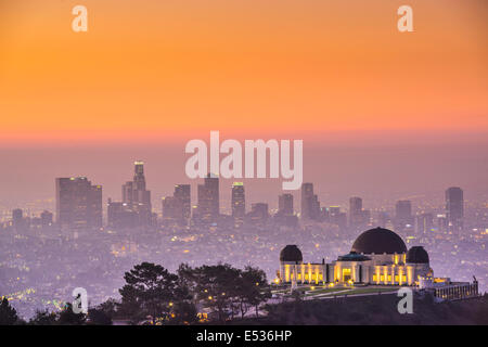 Los Angeles, California, EE.UU. ciudad del parque de Griffith.